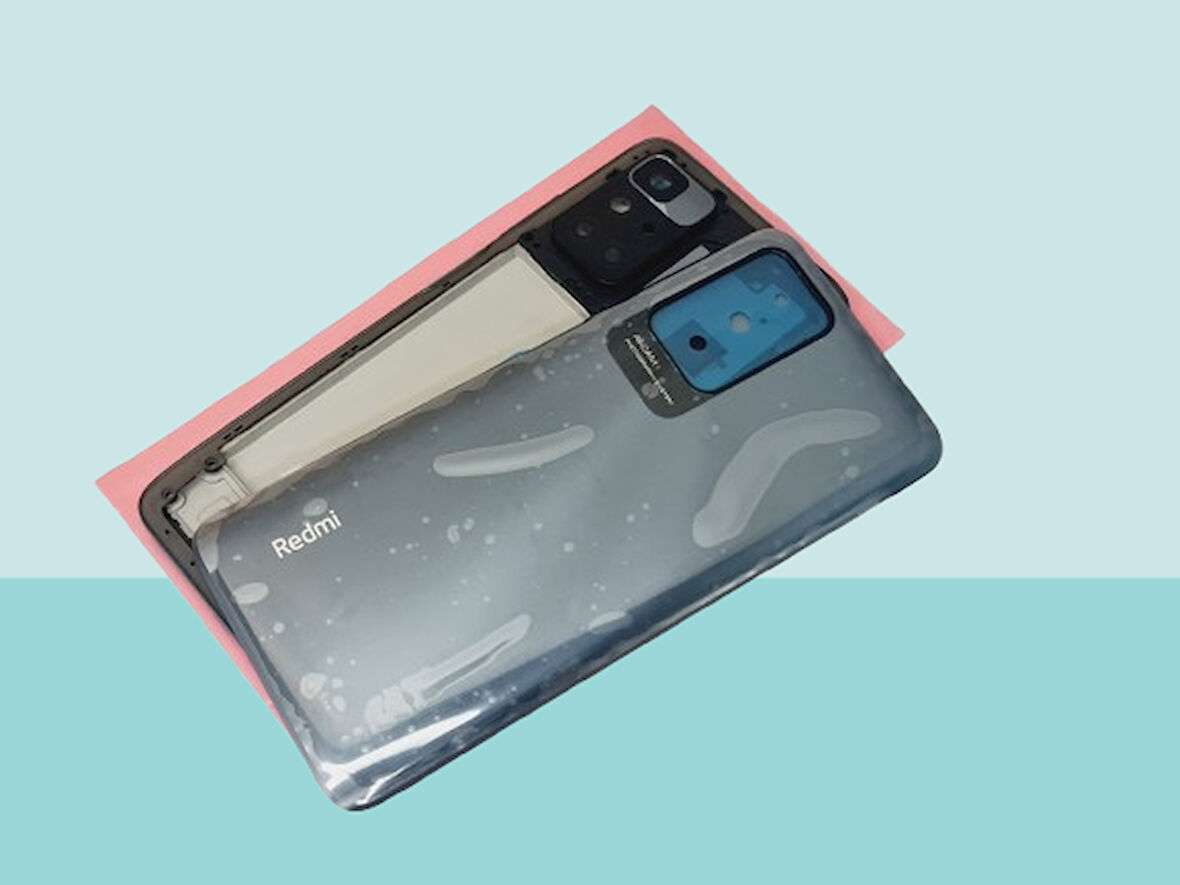 Xiaomi Redmi 10 - 2022 - Uyumlu FULL KASA Arka Kapak Batarya Kapağı - SİYAH