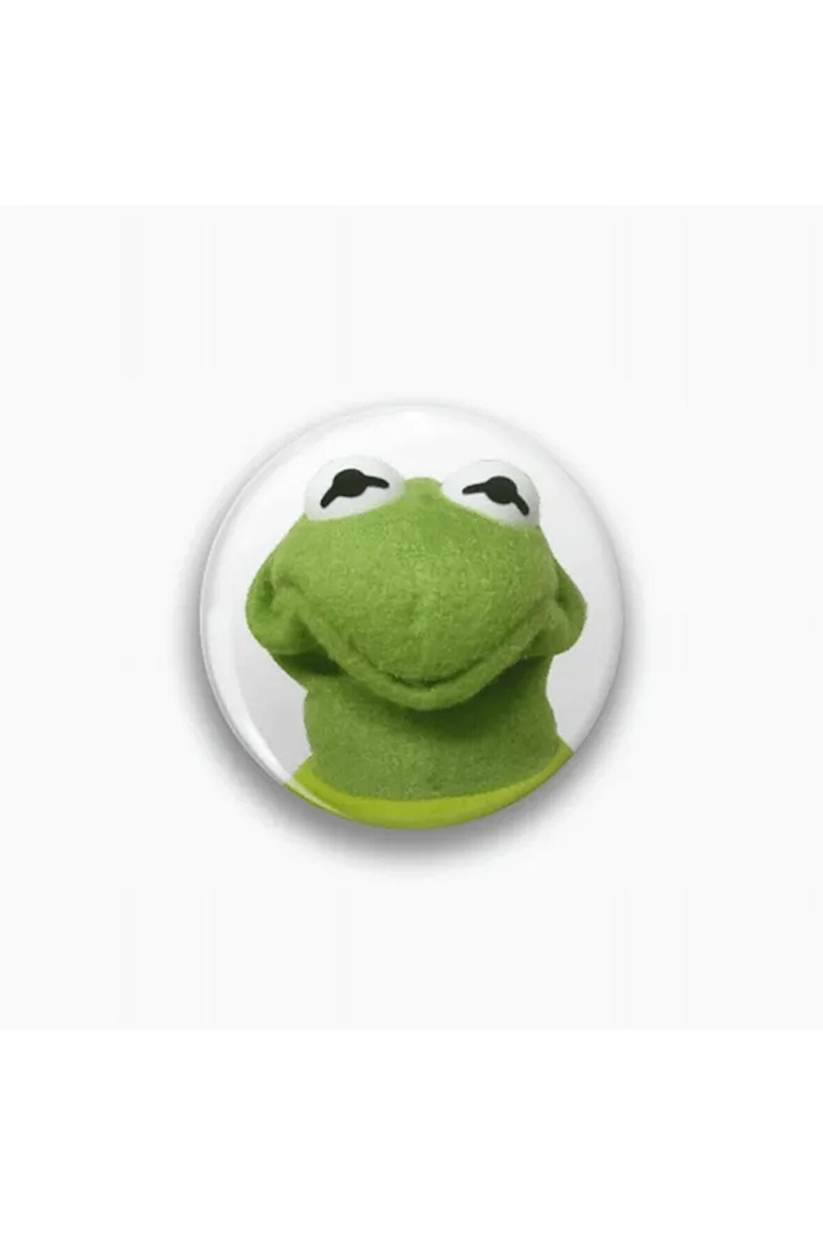 Kermit The From Kurbağa Sarkastik Rozet Metal