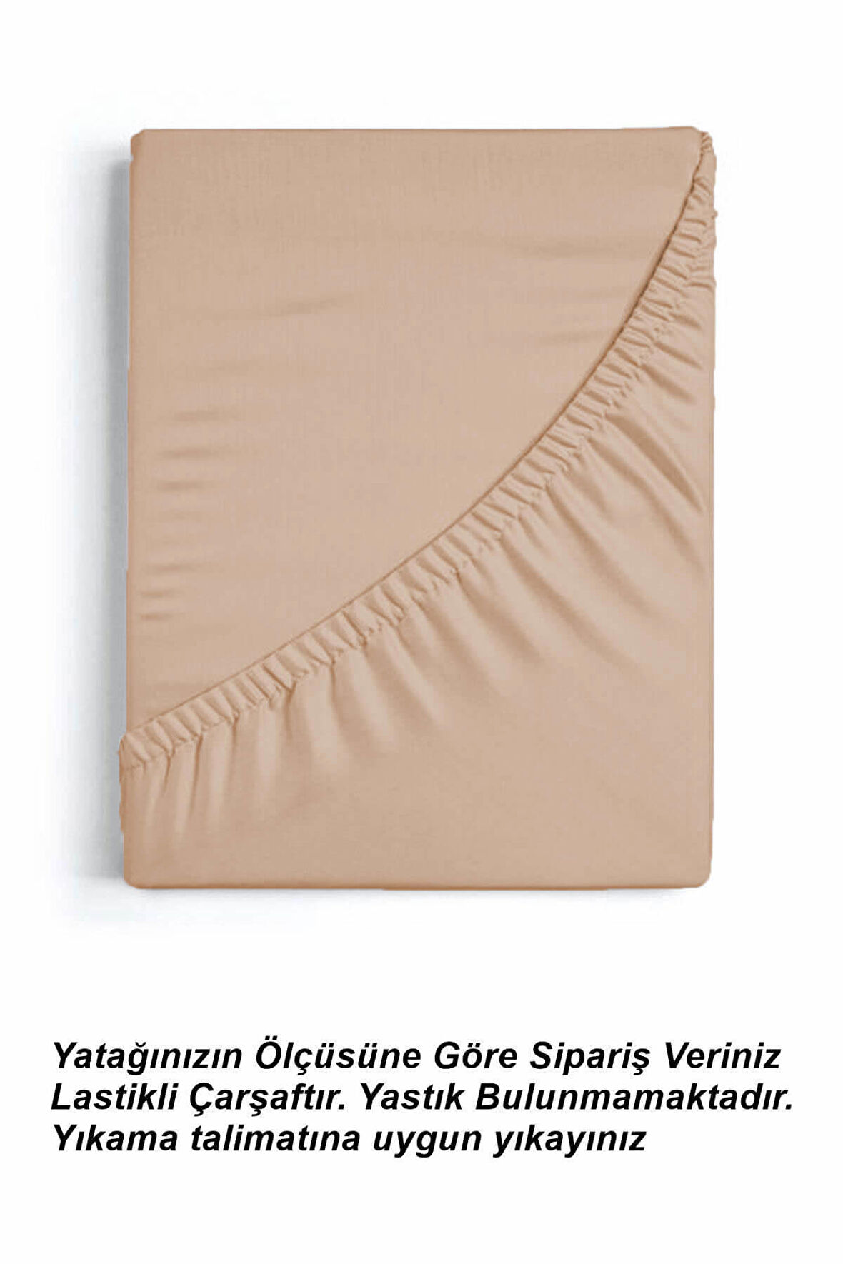 Çift Kişilik Düz Penye  %100 Pamuklu Lastikli Çarşaf 180X200