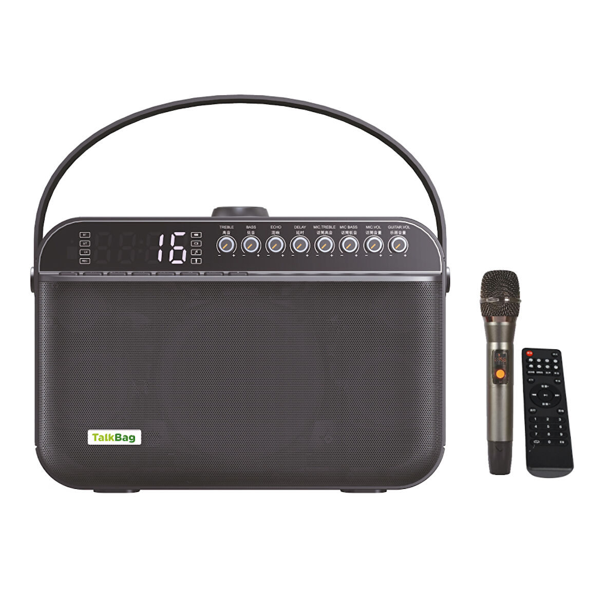 TALKBAG TB-100B 120 WATT UHF EL TELSİZ MİKROFONLU TAŞINABİLİR HOPARLOR