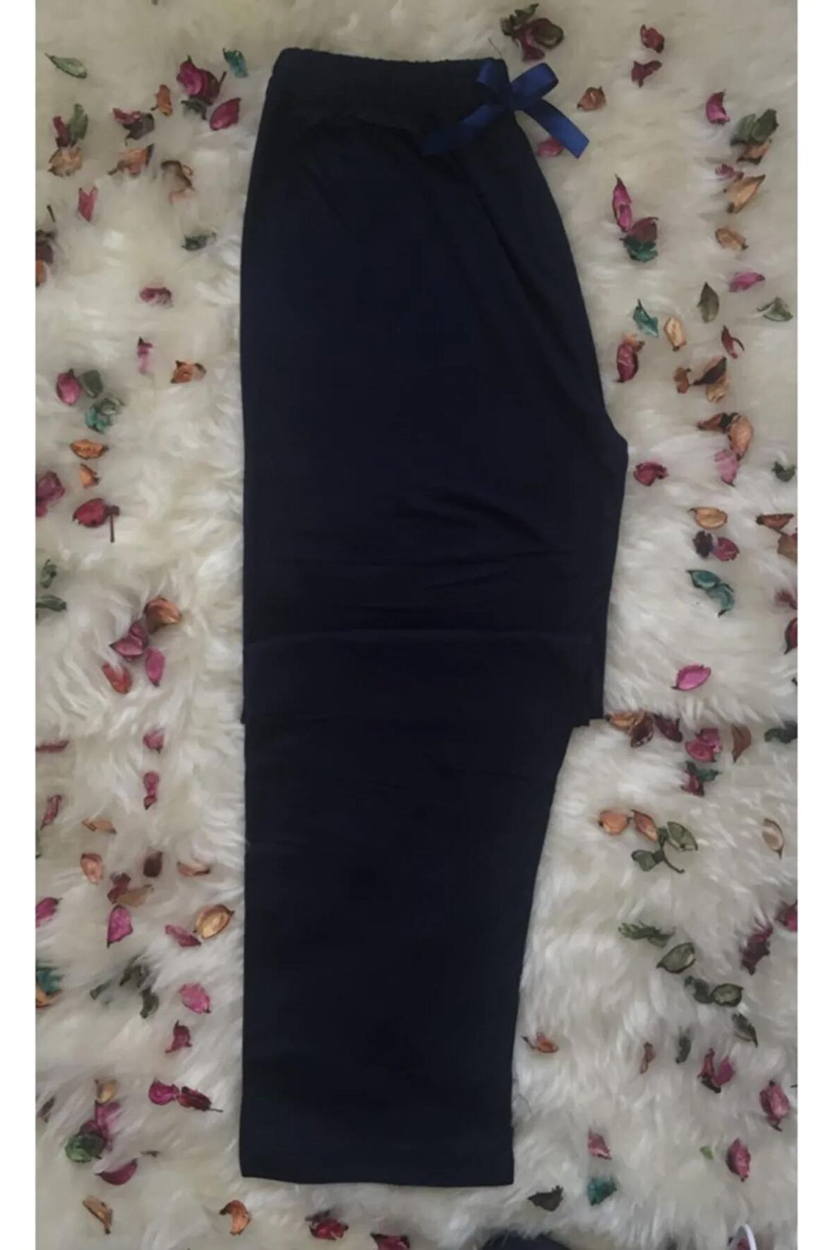 Cepsiz Viskon Yazlık Kadın Pijama Altı V38