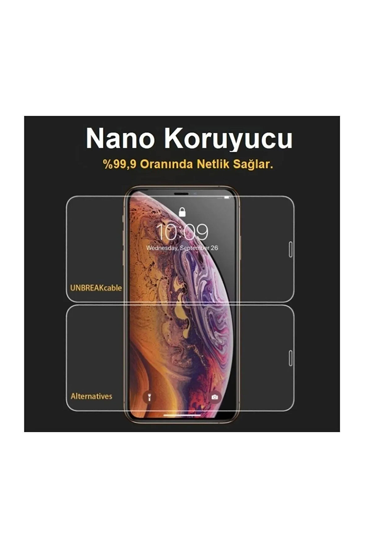 Apple Iphone 11 Nano Ekran Koruyucu Kırılmaz Cam - Extra Ince Nano - Extra İnce
