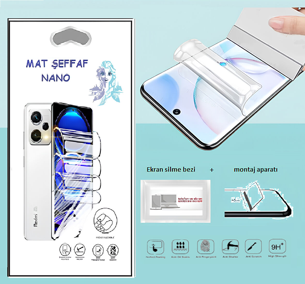 Samsung Galaxy A51 Nano Ekran Koruyucu İnce Esnek MAT Şeffaf