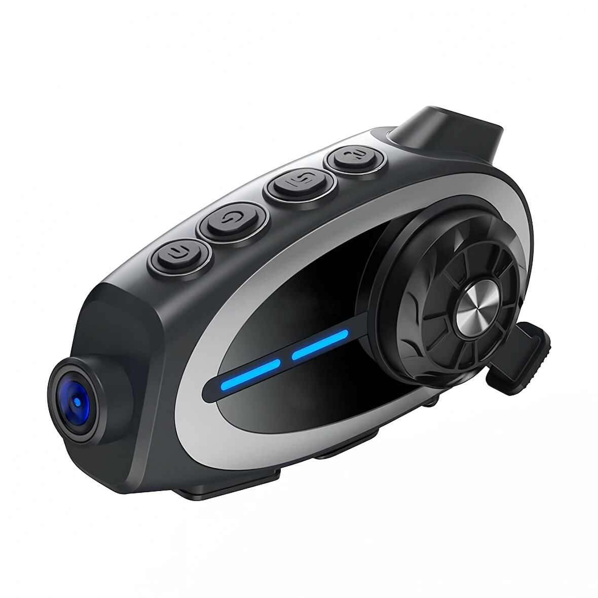 QASUL Interkom Kulaklık 1080 P HD Kablosuz İletişimci Moto Kamera Geniş açı Su Geçirmez WiFi Video Kaydedici 32GB SD KART HEDİYE