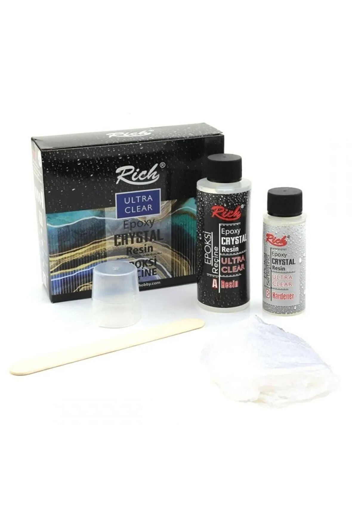 Crystal Resin Art&craft Products Kristal Reçine Epoxy Crystal Reçine Seti 120cc+60cc