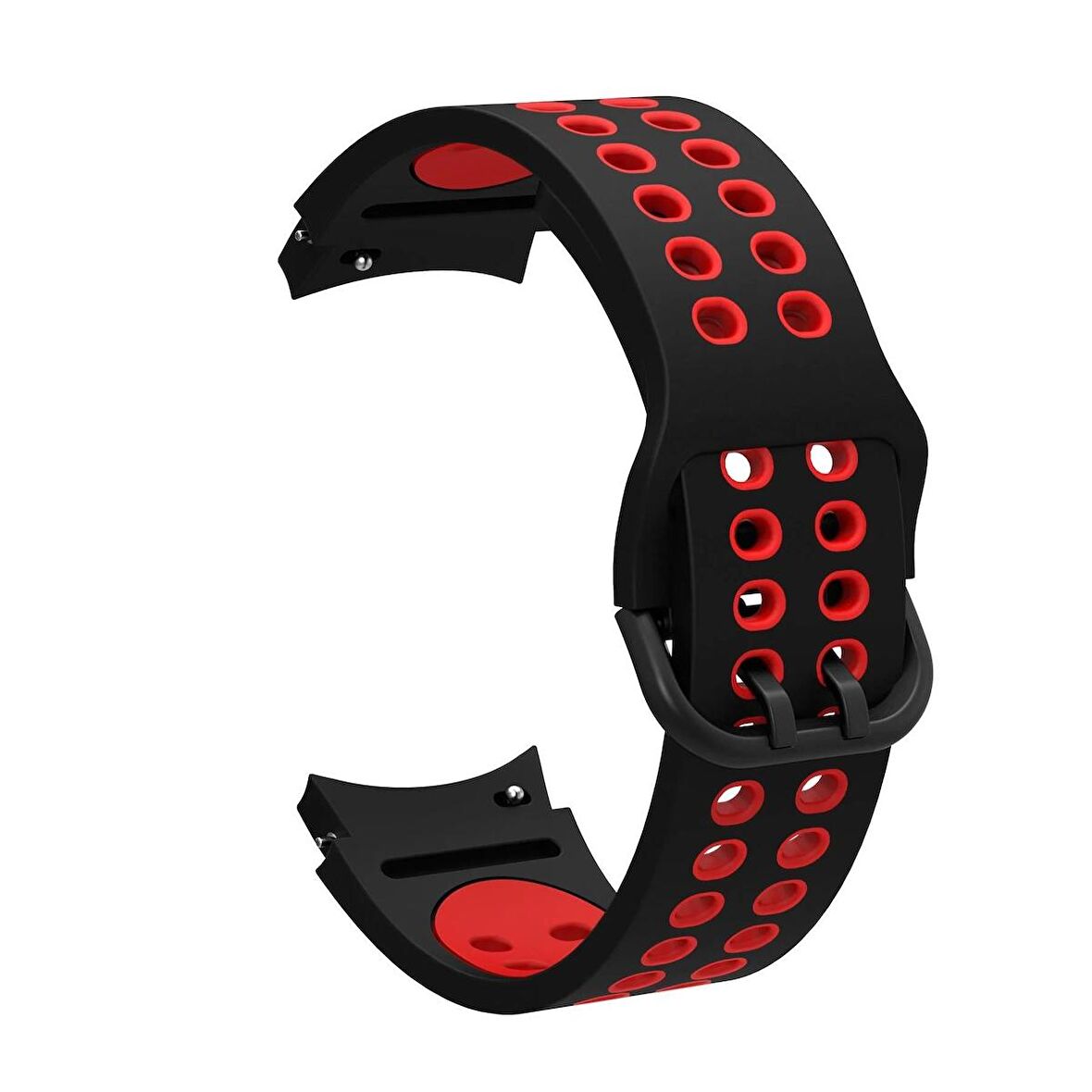 Megafox Galaxy Watch Gear Sport / S2 / S4  Delikli Silikon Kordon Nike Tasarım Premium Spor Bileklik