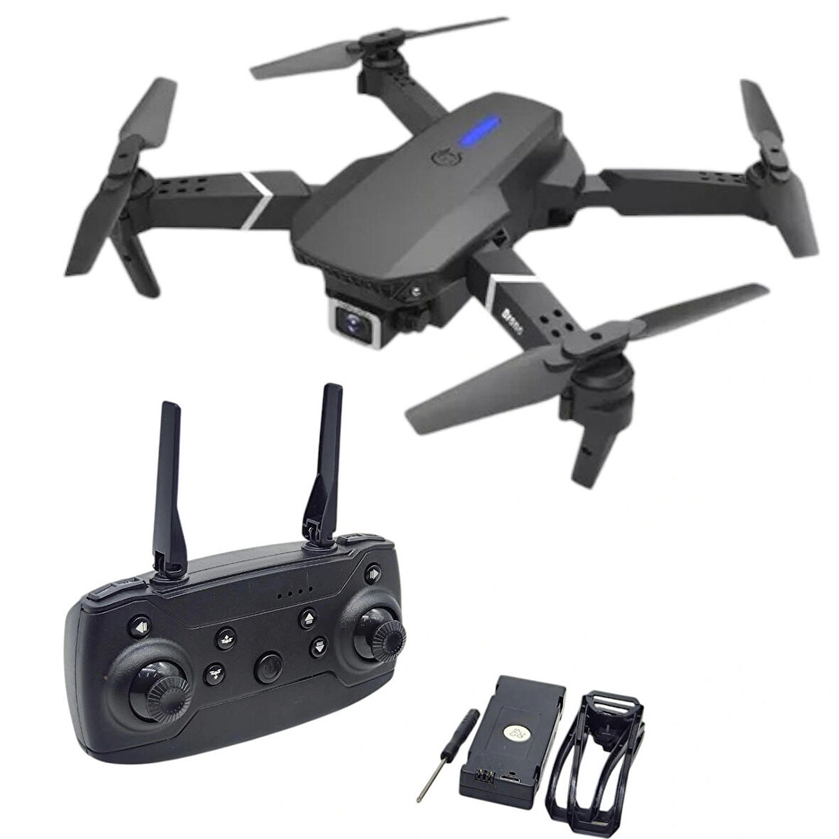 Ozmik C5 KAMERALI DRONE APP KONTROL WİFİ Lİ KATLANABİLİR QUATCOPTER