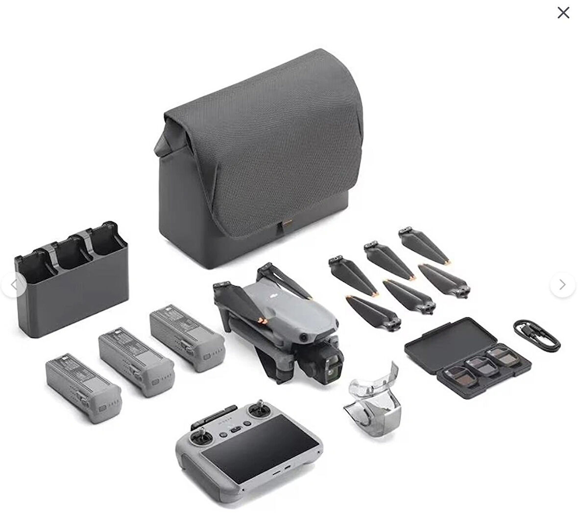 DJI Air 3S Fly More Combo RC 2 Kumandalı Drone (iTHALATCI GARANTiLi)