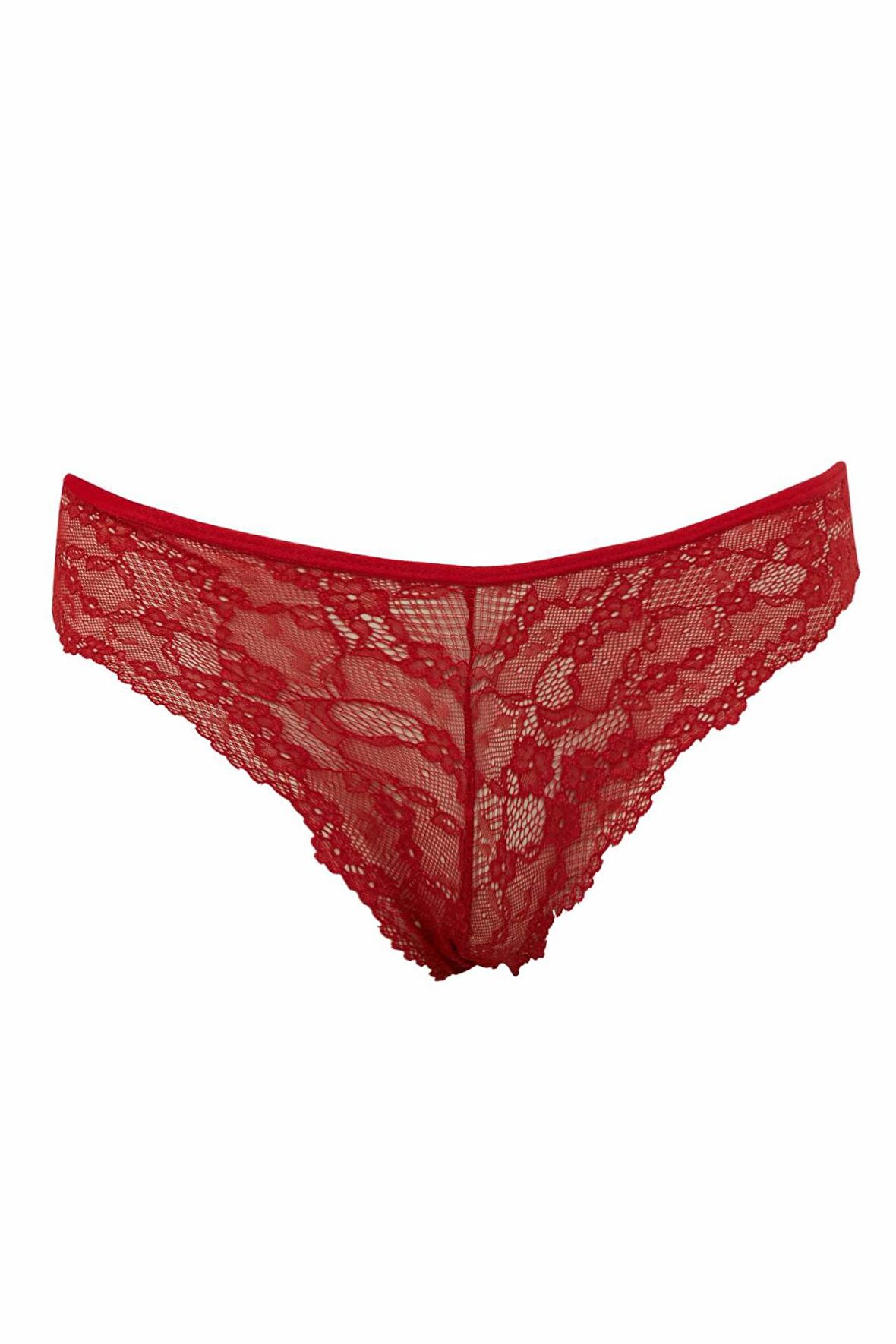 DeFacto Dantel Kırmızı Brazilian Külot-Fall in Love T3197AZ24AURD286
