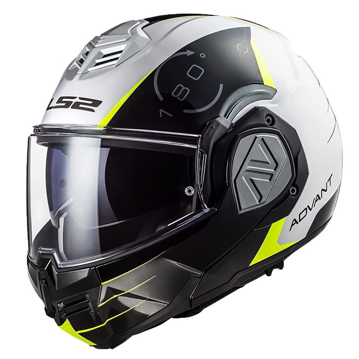 LS2 ADVANT CODEX BEYAZ-SİYAH KASK