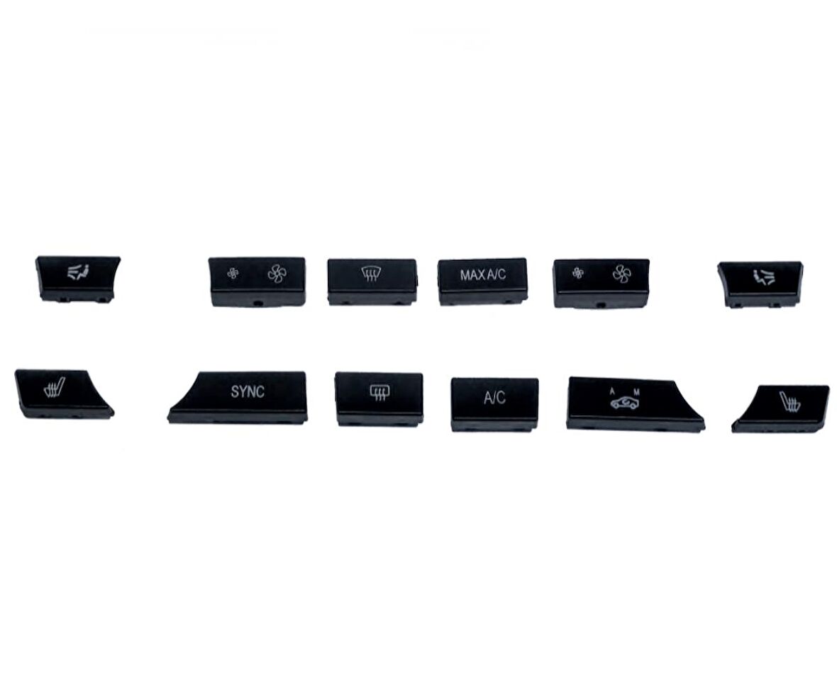 BMW 530D 2009 - 2013 KLİMA DÜĞME SETİ F10 