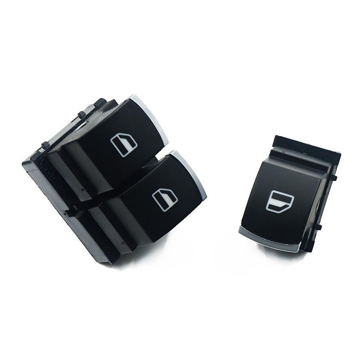 SEAT ALTEA 5P1 2003 - 2010 CAM AÇMA DÜĞMESİ KROM 2 ADET