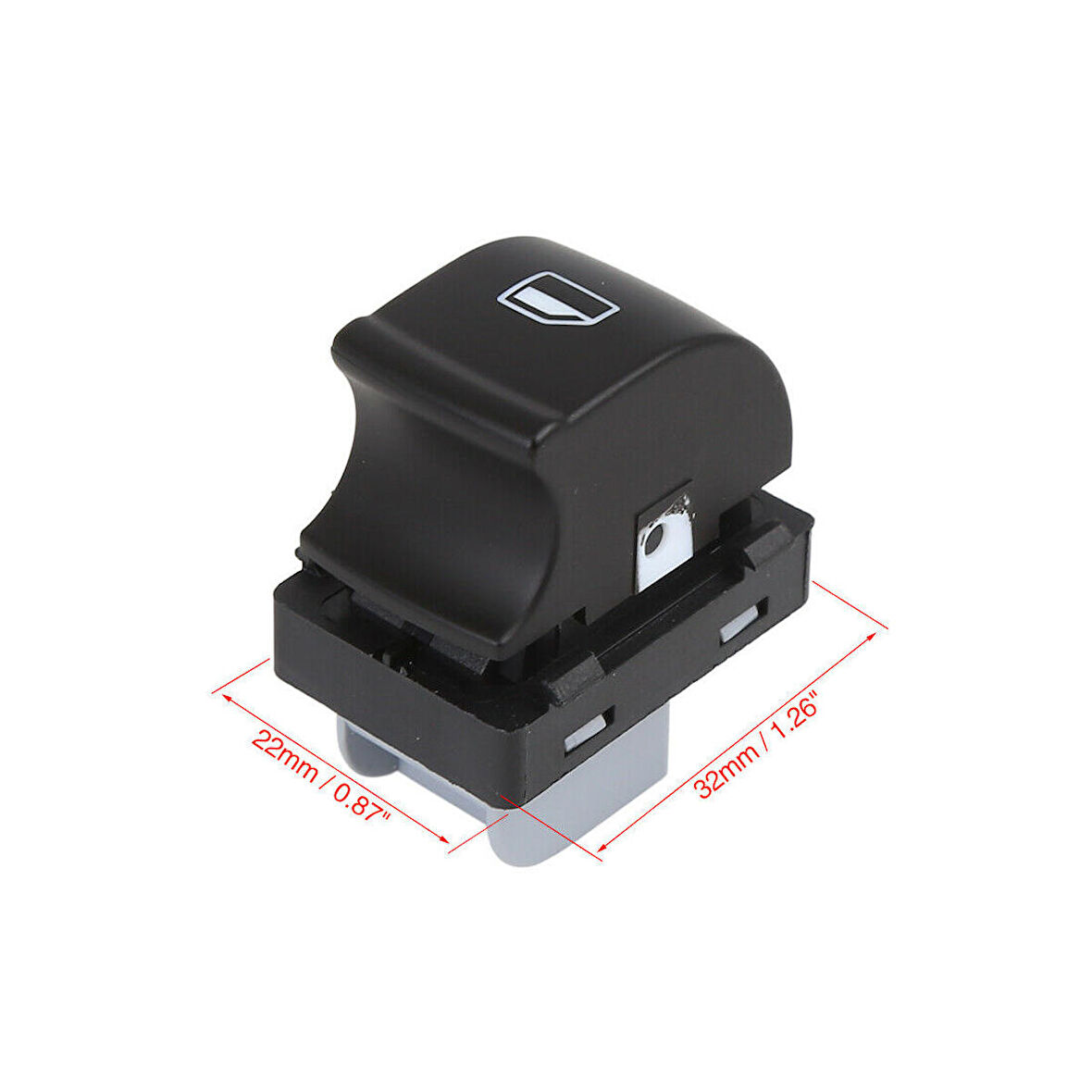 AUDI A3 2003 - 2008 CAM AÇMA DÜĞMESİ TEKLİ