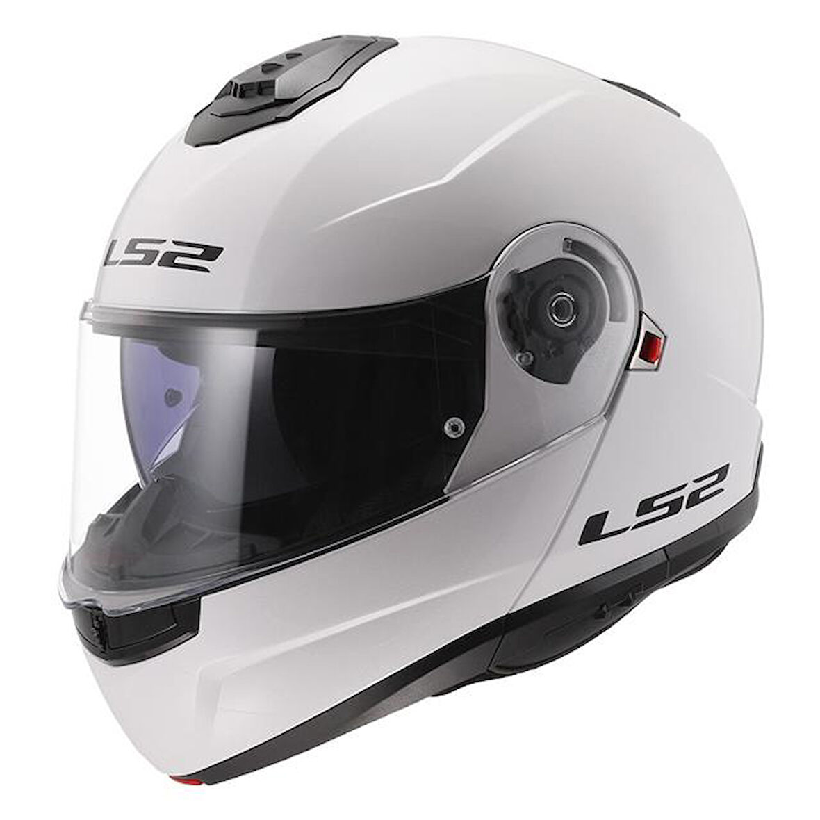 LS2 STROBE 2 BEYAZ ÇENE AÇILIR KASK M