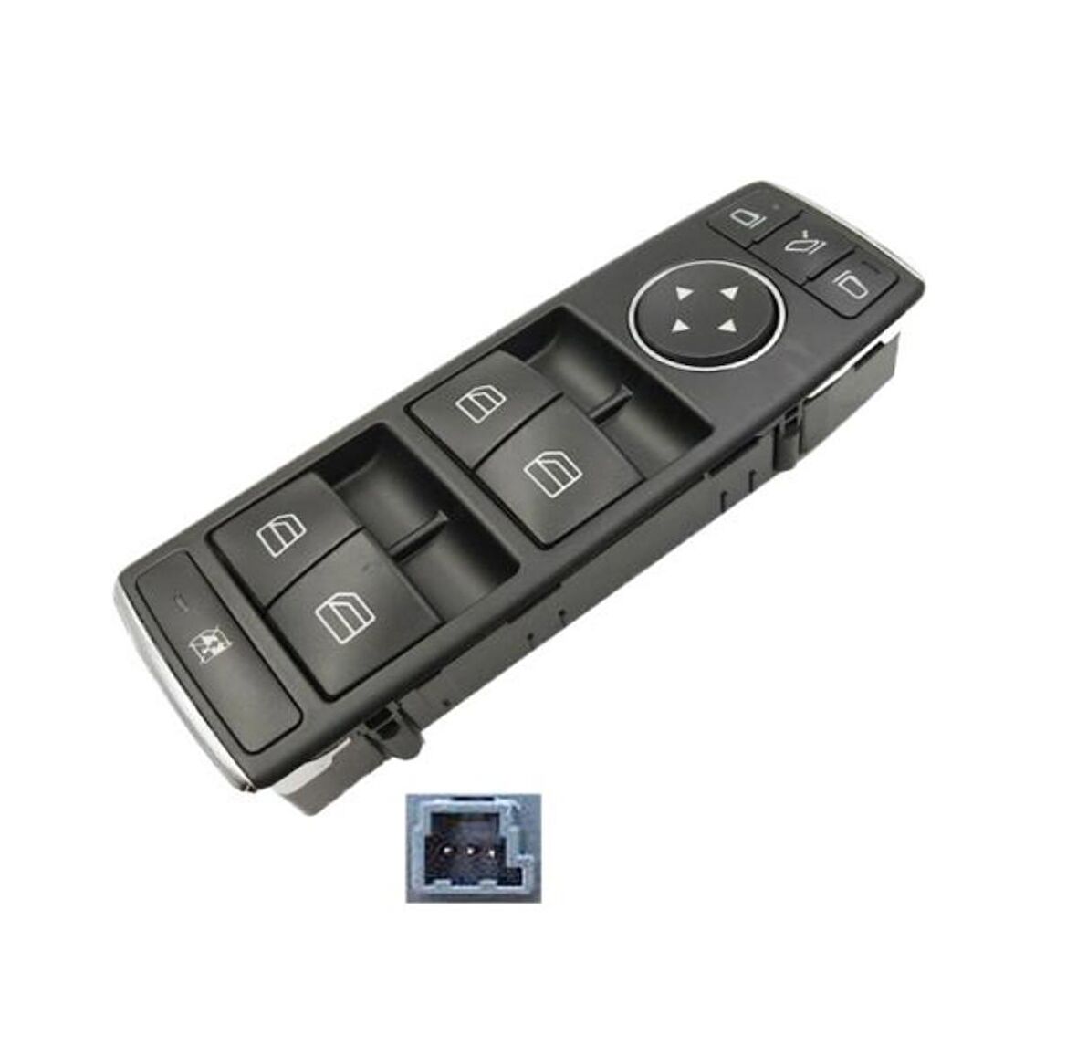 MERCEDES W166 KASA ML 500 2012-2016 SOL CAM ANAHTARI EMNİYETLİ 