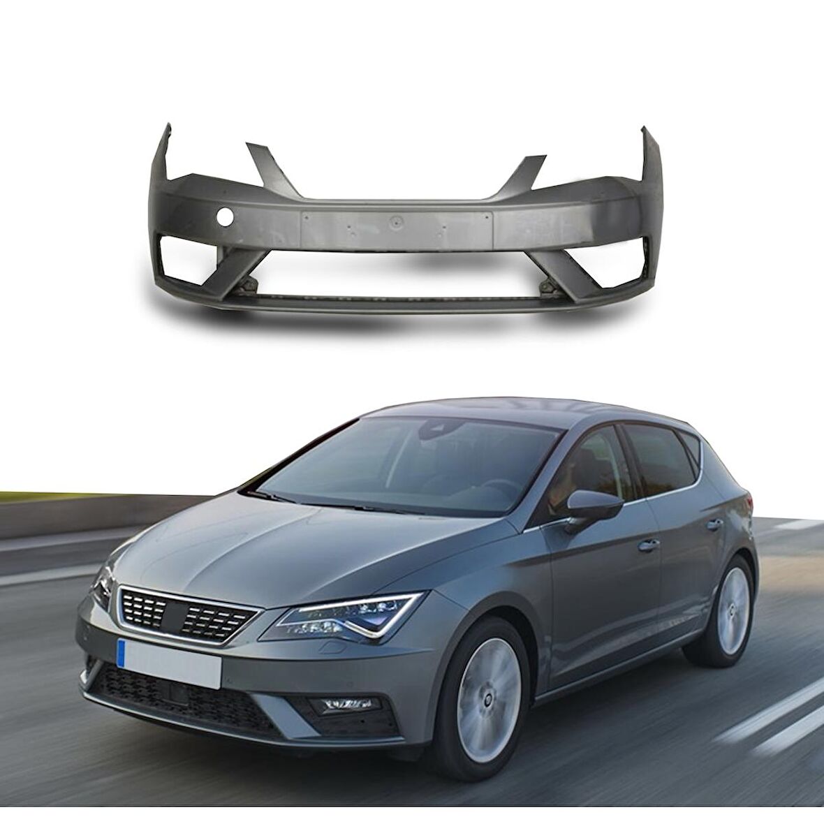 SEAT LEON 2017 - 2019 ÖN TAMPON ASTARLI 