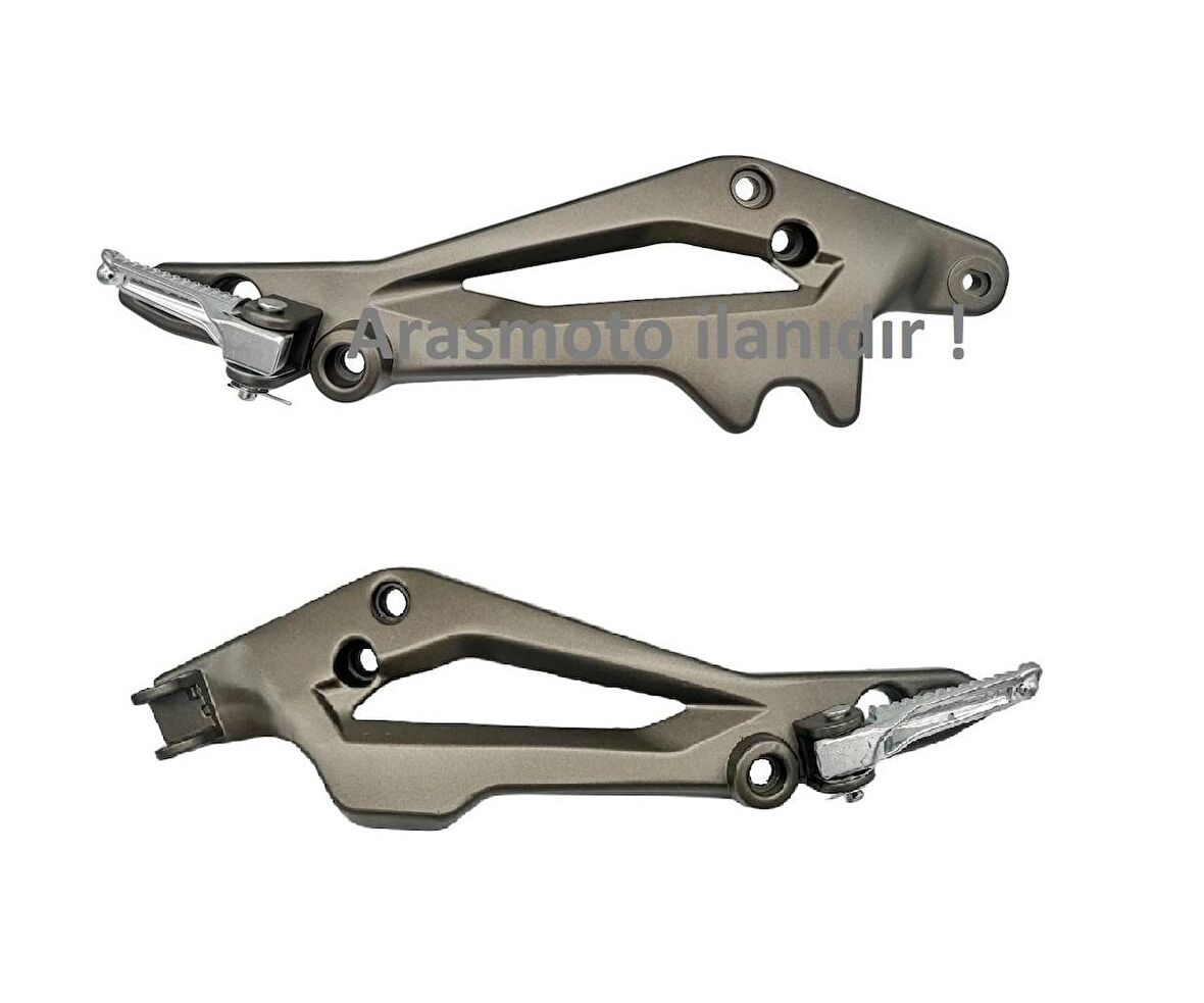 Mondial DrifT L ,KD 125F ,Kiden Basamak Braketi Takımı Sağ Sol ,Arka Basamaklar Dahil -Arasmoto