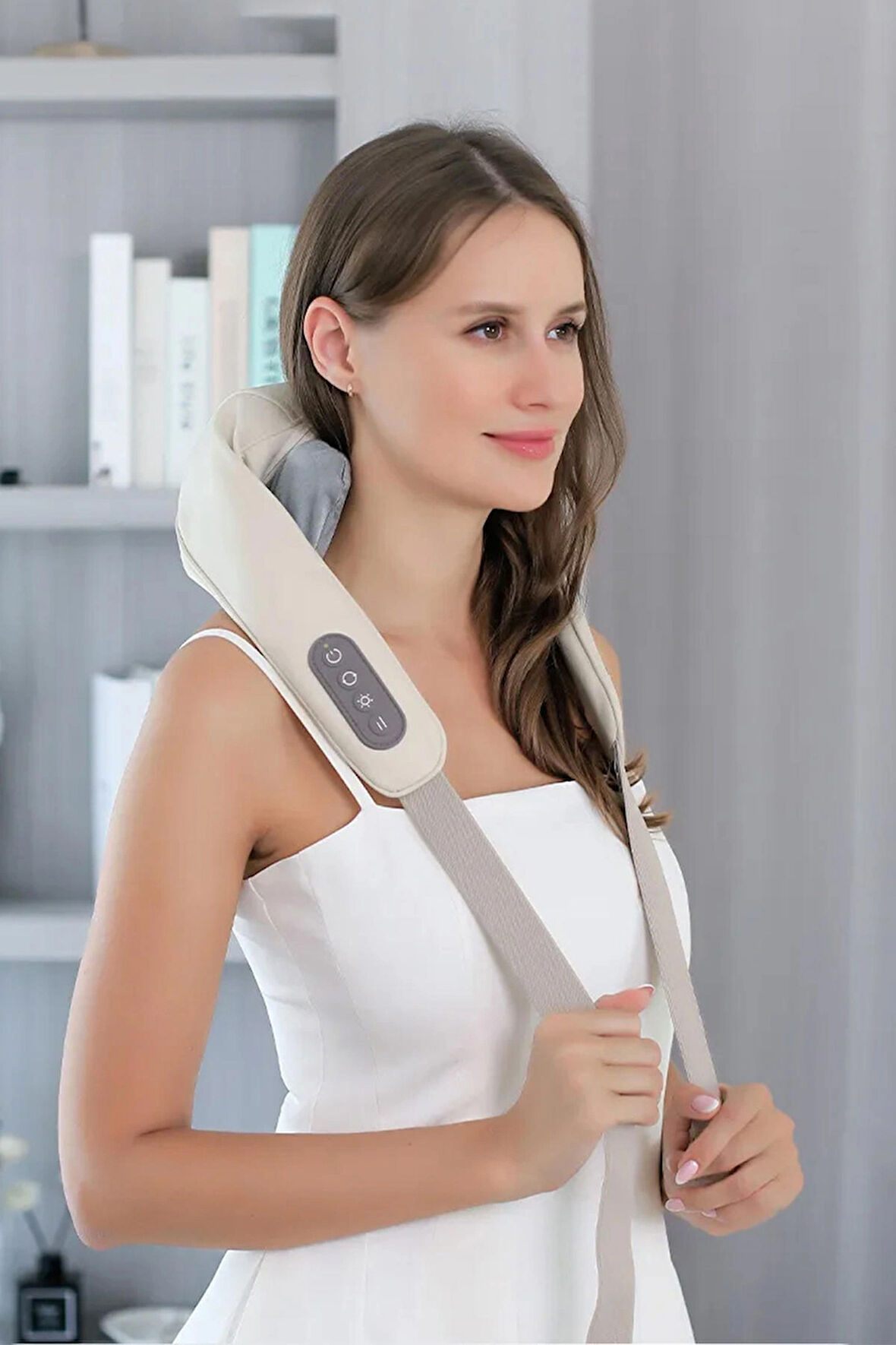 Şarjlı Ovmalı Isıtmalı Masaj Aleti Insan Eli Yoğurma Hissi