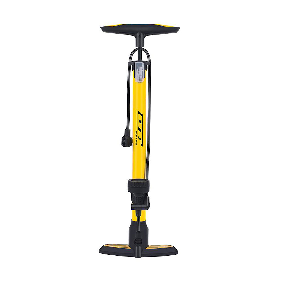 Pompa - DT-6638B, Uzun, Ayaklı, Göstergeli, Demir, Sarı