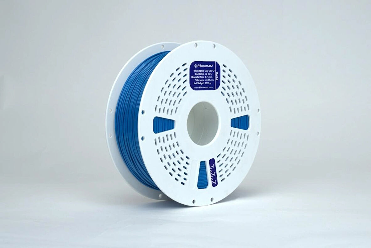 FİBROMAST 3D Filament Petg Mavi 1.75 mm 1000 gr 