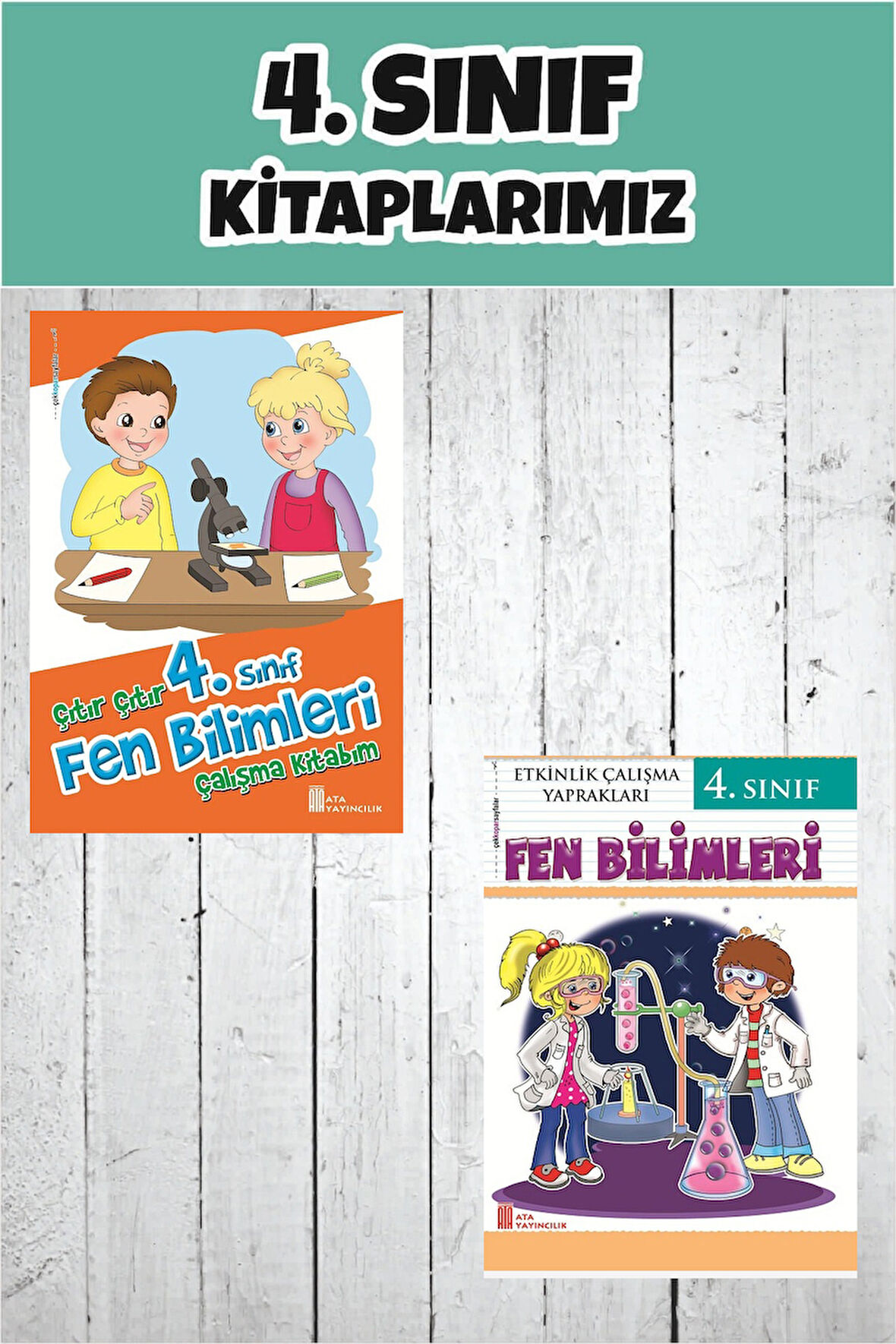 4.Sınıf Fen Bilimleri Çalışma Kitabım+Etkinlik Çalışma Yaprakları