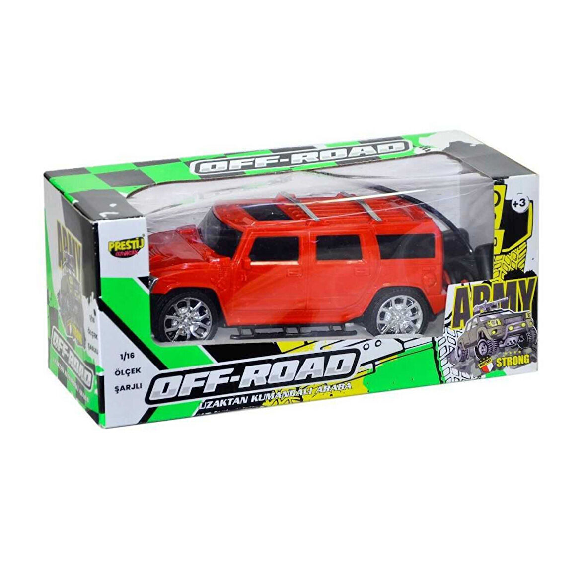 FGP2040 PRESTİJ ARMY OFF ROAD KUMANDALI ARABA 25 cm