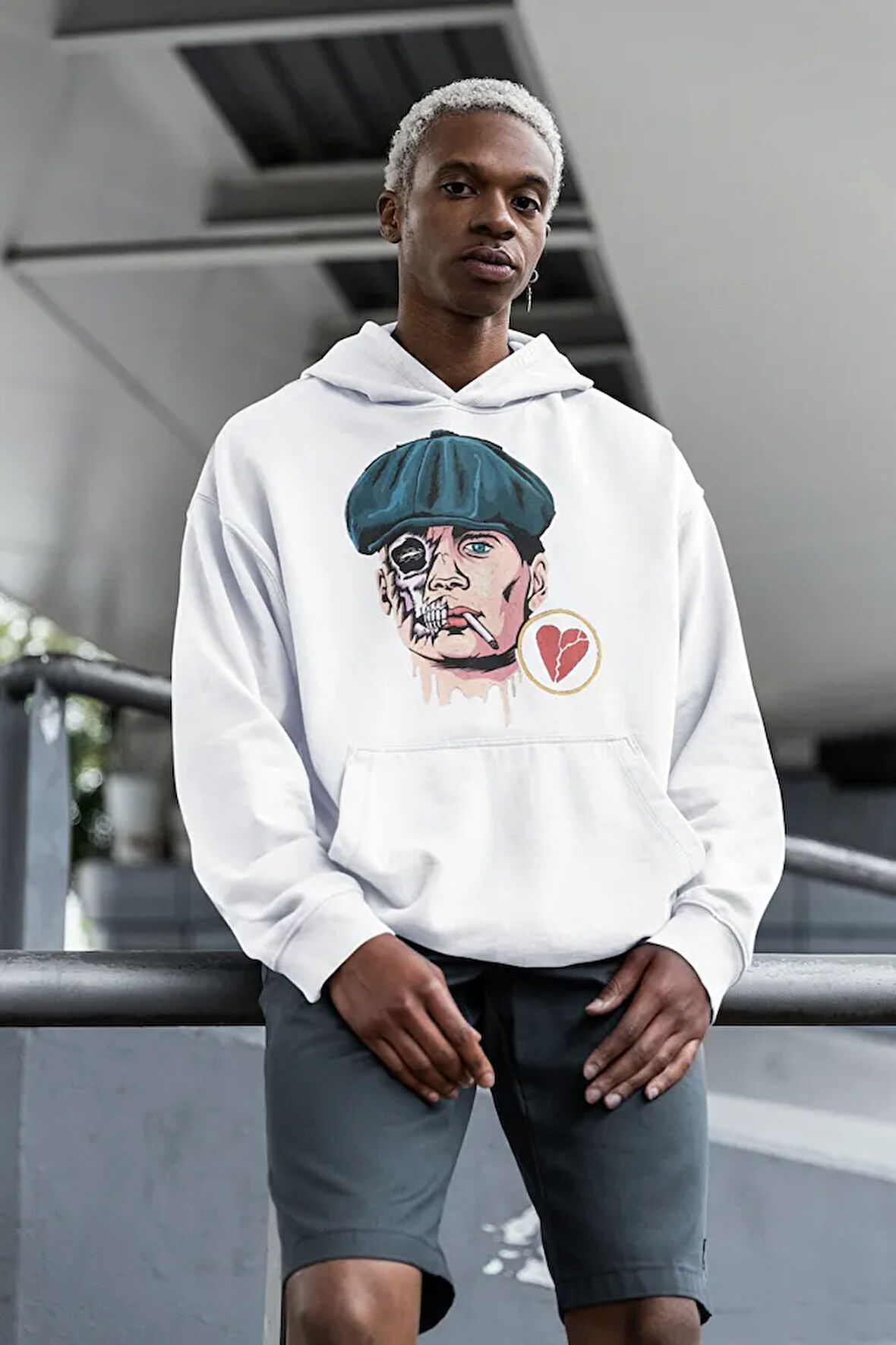 Already Broken Baskılı Tommy Shelby Unisex Oversize Peaky Blinders Hoodie