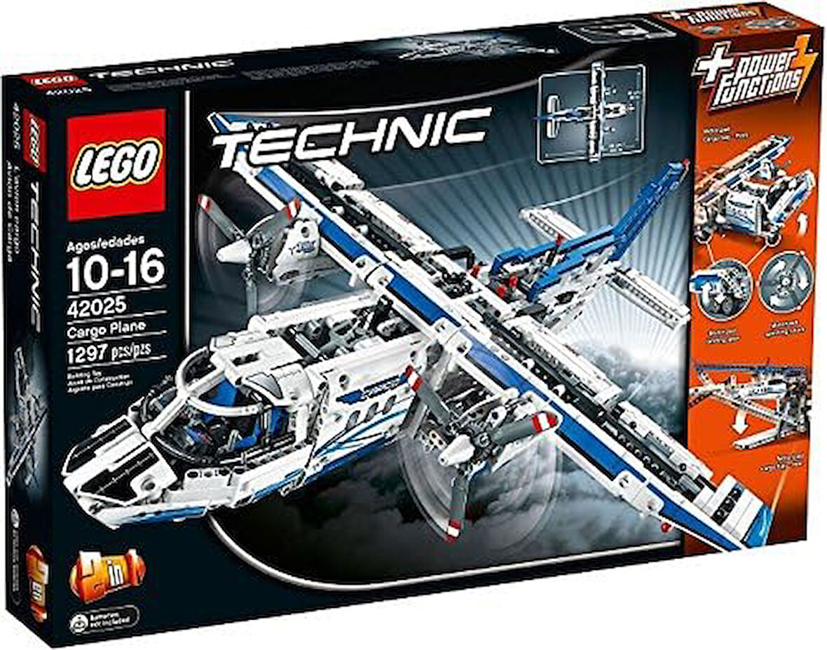 Lego 42025 Technic Cargo Plane Kargo Uçak