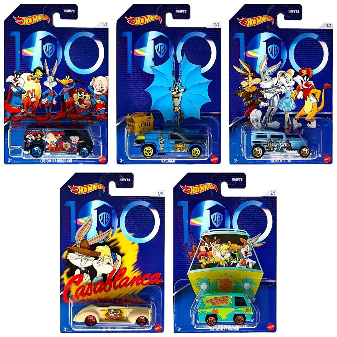 Hot Wheels HMV73 Warner Bros 100 Series
