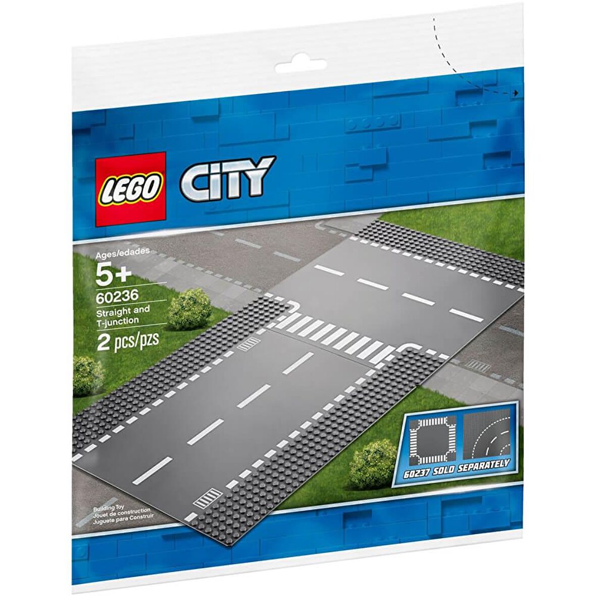 LEGO City 60236 Straight and T-Junction