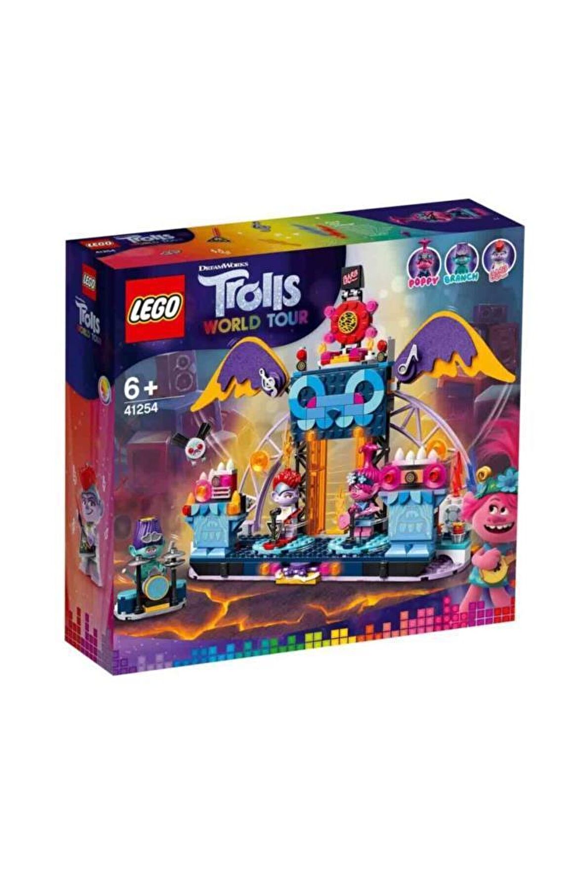 LEGO Trolls 41254 Volkanik Rock Şehri Konseri
