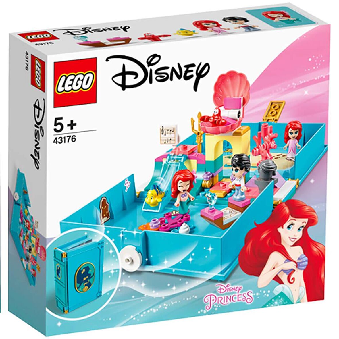 LEGO Disney 43176 Ariel's Storybook Adventures