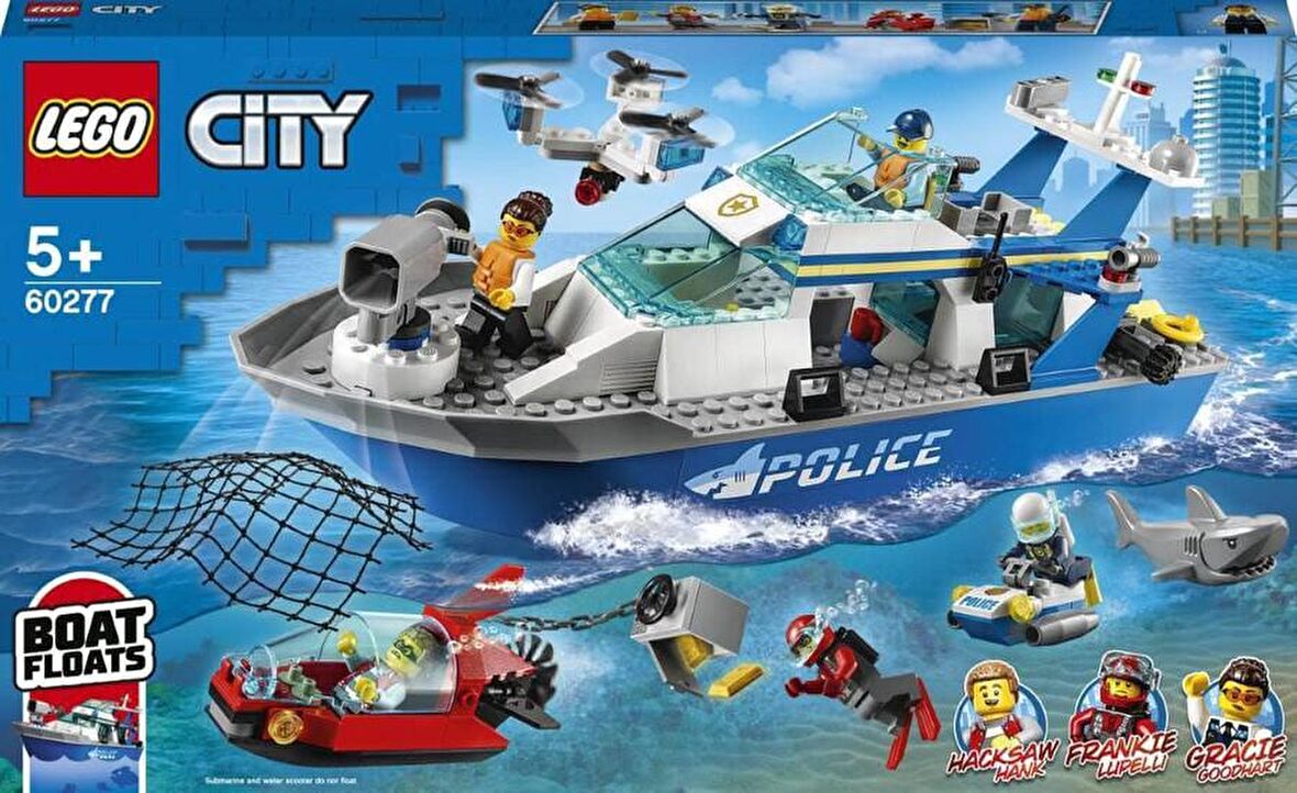 LEGO City 60277 Police Patrol Boat