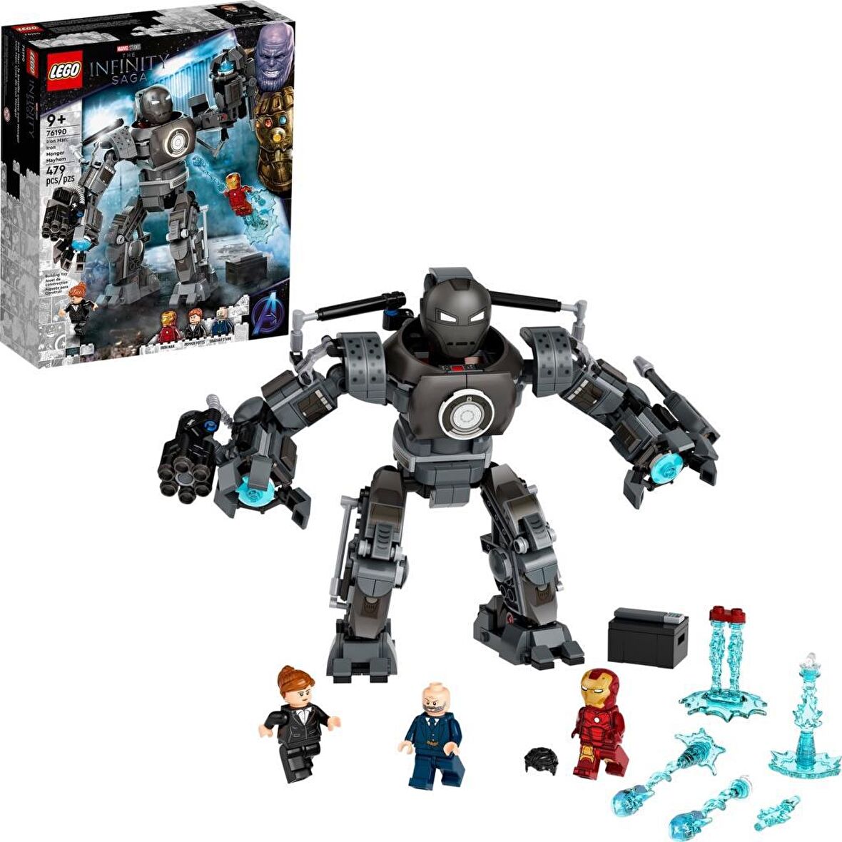 LEGO Super Heroes 76190 Iron Man: Iron Monger Mayhem