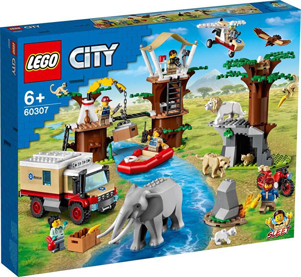 Lego 60307 City Vahşi Hayvan Kurtarma Kampı