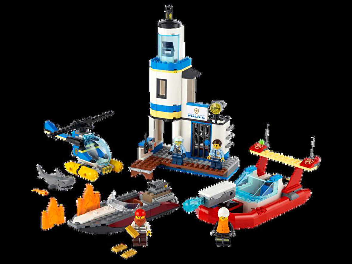 LEGO City 60308 Seaside Police and Fire Mission