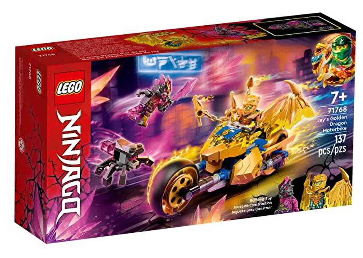 LEGO Ninjago 71768 Jay's Golden Dragon Motorbike