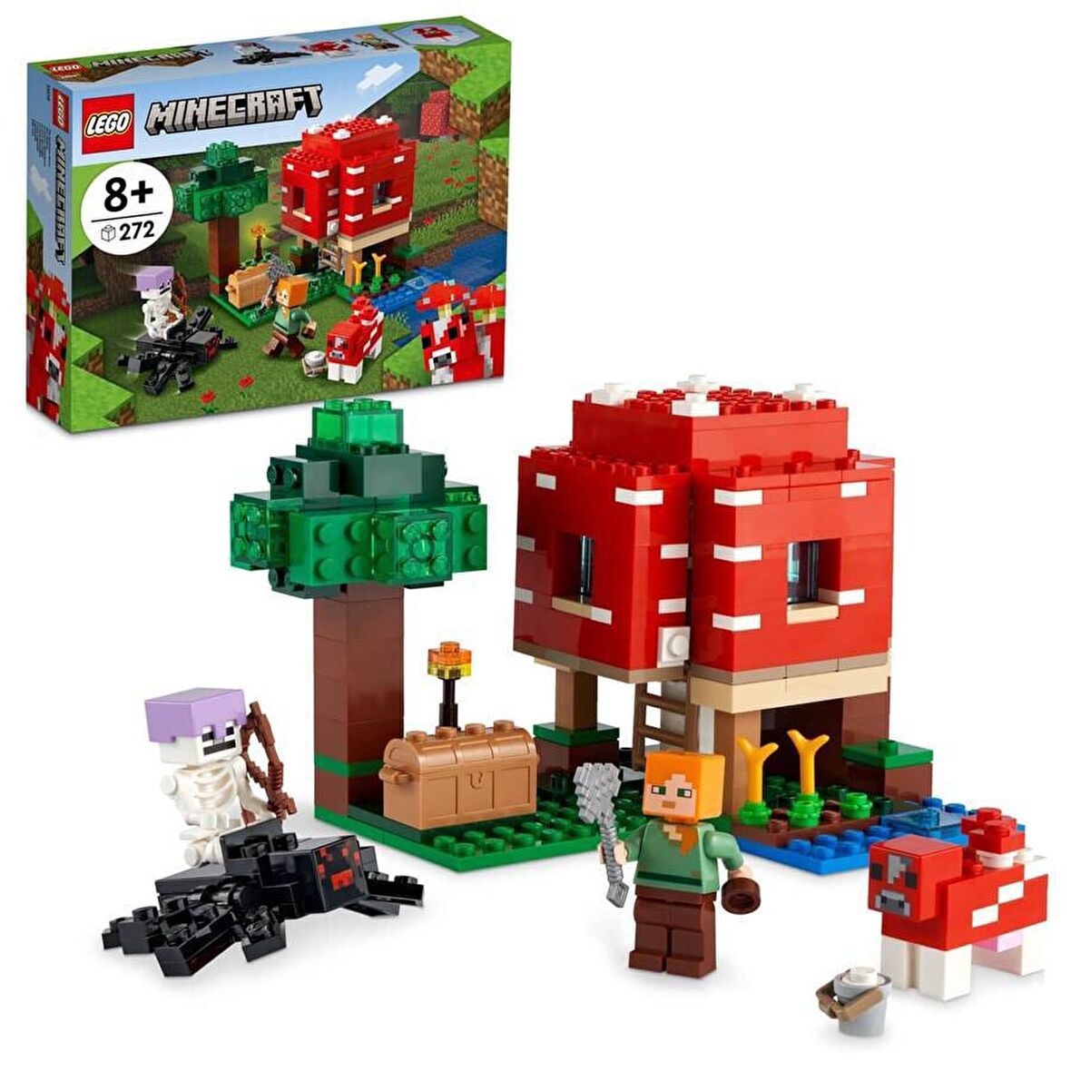 LEGO Minecraft 21179 The Mushroom House