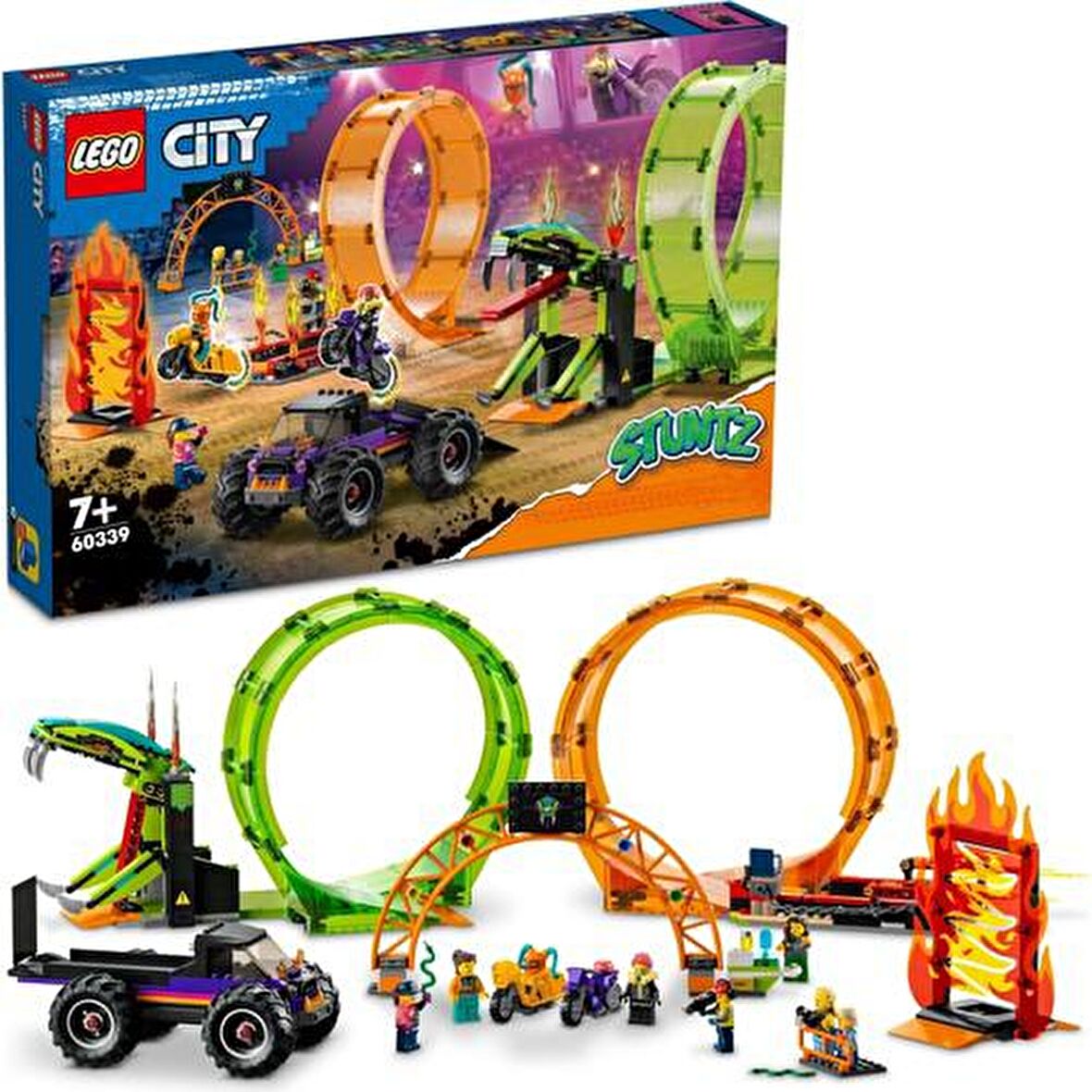 LEGO City 60339 Double Loop Stunt Arena