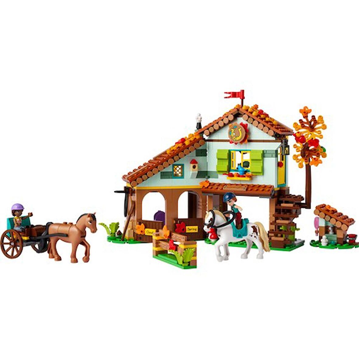 LEGO Lego®  Friends Autumn'un At Ahırı 41745 - 7 Yaş ve Üzeri Çocuklar Için 2 Mini Bebek ve 2 At Içeren Yaratıcı Oyuncak Yapım Seti (545 Parça)