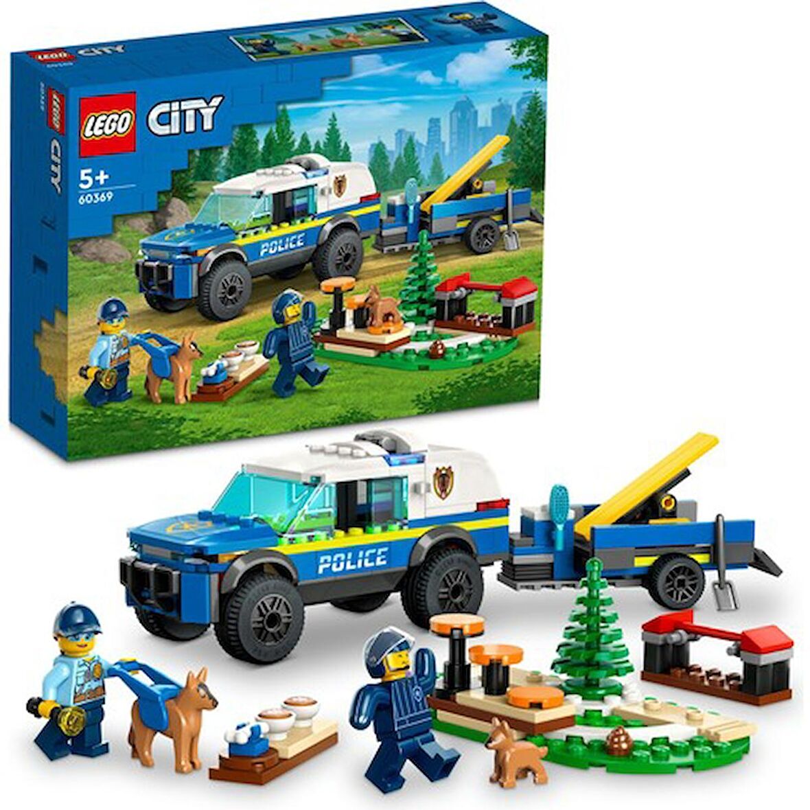 Lego City Mobil Polis Köpeği Eğitimi 60369 Lisanslı Ürün