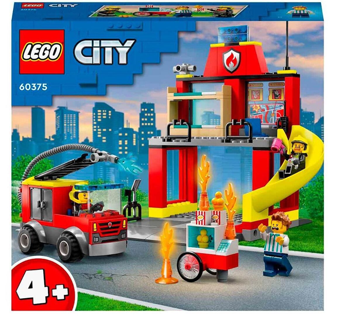 LEGO City İtfaiye Merkezi ve İtfaiye Kamyonu 60375