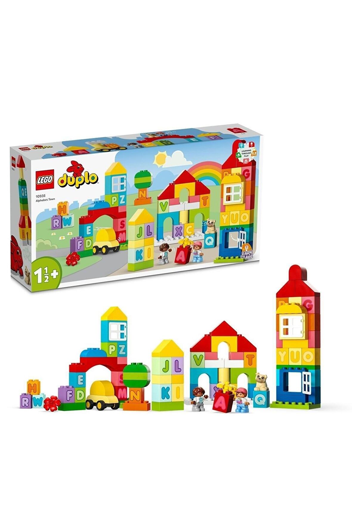 LEGO DUPLO Classic Alfabe Kasabası 10935 Oyuncak Yapım Seti (87 Parça)