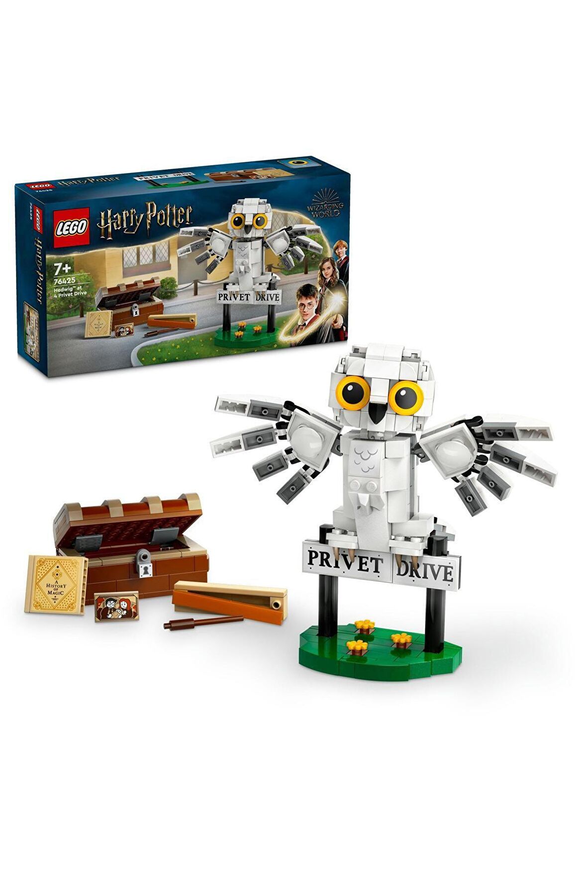 LEGO® Harry Potter™ Hedwig™, Privet Drive 4 Numara’da 76425 (337 Parça)