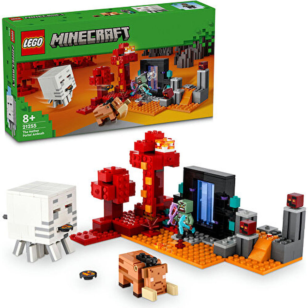 LEGO® Minecraft® Nether Geçidi Pususu 21255  (352 Parça)