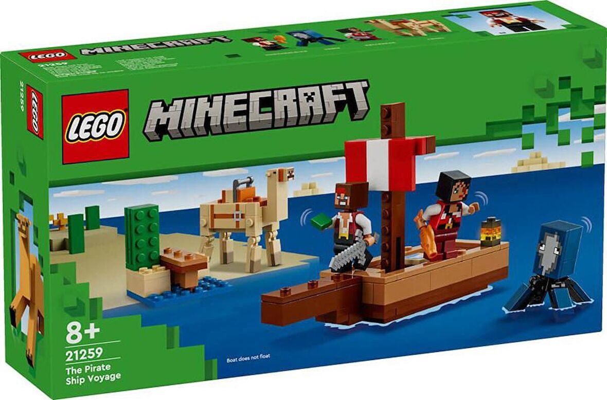 LEGO Minecraft 21259 The Pirate Ship Voyage