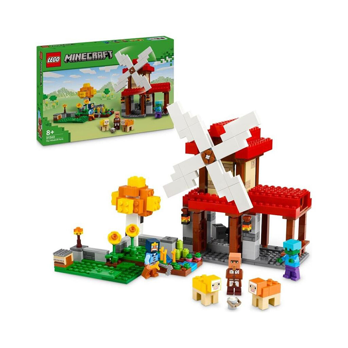 LEGO 21262 Minecraft Rüzgar Değirmeni Çiftliği 