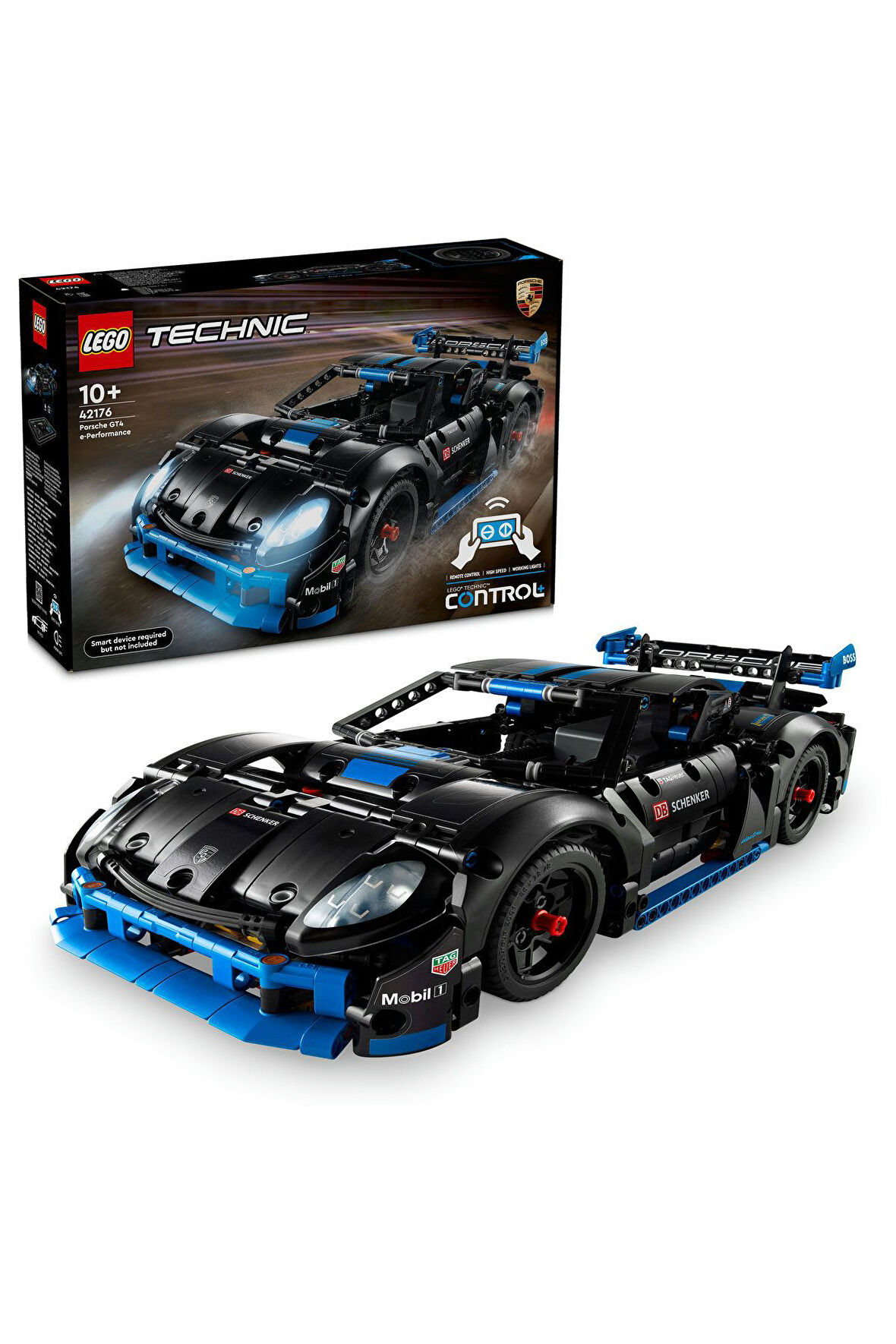 Lego® Technic Porsche GT4 e-Performance Yarış Arabası 42176 – 10 Yaş ve Üzeri Yapım Seti (834 Parça)