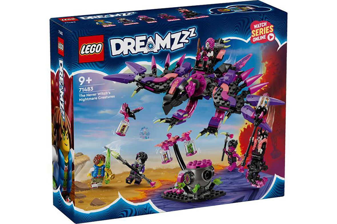 LEGO Dreamzzz 71483 The Never Witch's Nightmare Creatures