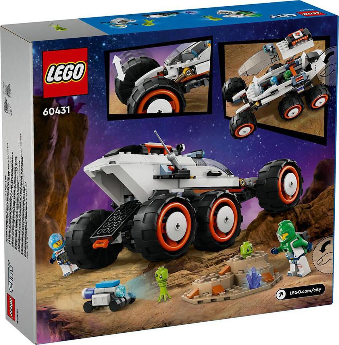 LEGO City 60431 Space Explorer Rover and Alien Life